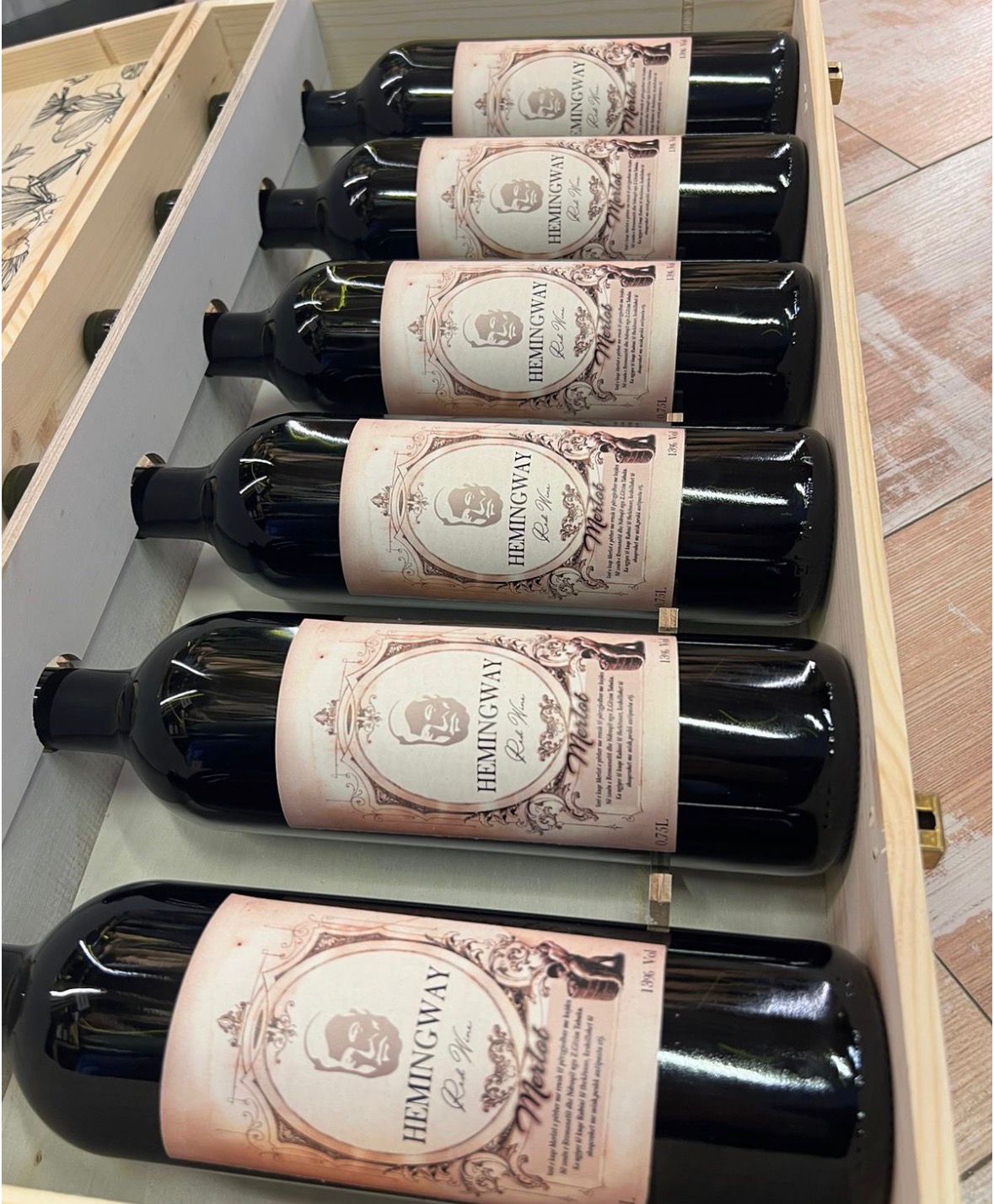 Wine selection at Resto Cafe Hotel Heming-uej